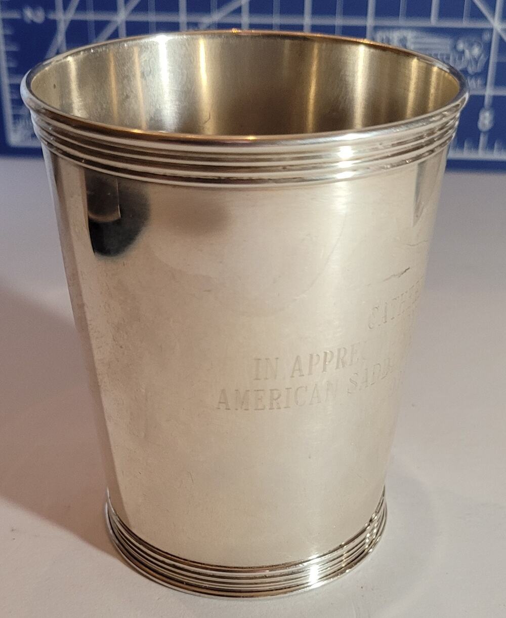 Sterling Silver Julep Cup, William Kendrick, Louisville, Presentation PC, 118g